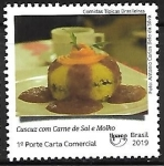 Sellos de America - Brasil -  Comidas típicas - cuzcuz com carne de sol