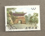 Stamps North Korea -  Puerta Hyomnu