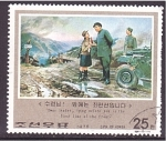 Stamps North Korea -  Actividades revolucionarias de Kim Il Sung