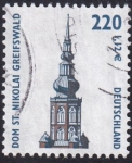 Stamps Germany -  catedral St-Nikolai