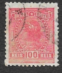 Stamps Brazil -  204 - Cabeza de la Libertad