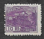 Sellos de America - Brasil -  218 - Locomotora