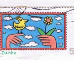 Stamps : Europe : Germany :  Danke