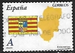 Stamps Spain -  Banderas - Aragon