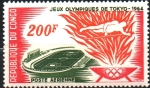 Stamps Republic of the Congo -  18th  JUEGOS  OLÍMPICOS,  TOKYO.  SALTO  ALTO.