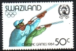 Sellos del Mundo : Africa : Swaziland : JUEGOS  OLÍMPICOS  DE  VERANO  1984.  TIRO.