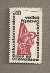 Stamps Czechoslovakia -  50 años de la revolución de Octubre