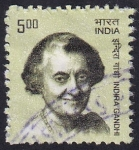 Stamps : Asia : India :  Indira Gandhi