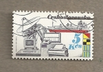 Stamps Czechoslovakia -  Hardware de comunicaciones