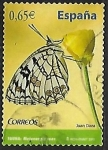 Stamps Spain -  Mariposas - Spanish Marbled White