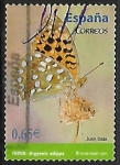 Stamps : Europe : Spain :  Mariposas - High Brown Fritillary 