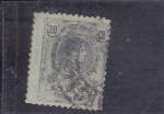 Stamps Spain -  Alfonso XIII -Medallón(41)
