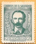 Sellos de America - El Salvador -  José Martí