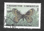 Stamps Asia - Uzbekistan -  82 - Mariposa