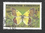 Stamps Uzbekistan -  85 - Mariposa