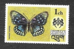 Sellos del Mundo : Asia : Bhut�n : 173 - Mariposa
