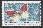 Sellos de Africa - Madagascar -  306 - Mariposa