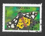 Sellos del Mundo : Africa : Tanzania : 1449 - Mariposa