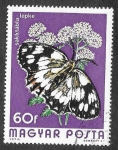 Stamps Hungary -  2314 - Mariposa