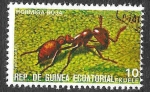 Sellos del Mundo : Africa : Guinea_Ecuatorial : YtPAA99A - Hormiga Roja