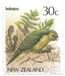 Sellos de Oceania - Nueva Zelanda -  aves