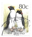 Stamps New Zealand -  aves