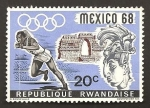 Stamps : Africa : Rwanda :  250