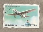 Stamps North Korea -  Deportes aereos para defensa nacional