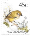 Stamps New Zealand -  aves