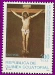 Stamps Equatorial Guinea -  Bimilenario nacmtº de Cristo - Cristo crucificado - Velázquez - museo del Prado