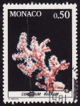 Stamps Monaco -  Coral rojo