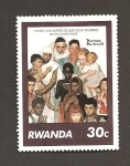 Sellos de Africa - Rwanda -  1028