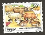 Sellos de Africa - Rwanda -  1215