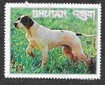 Stamps Bhutan -  149B - Raza de Perros