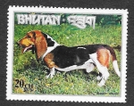 Sellos del Mundo : Asia : Bhutn : 149F - Raza de Perros