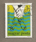 Stamps Hungary -  Manos y pies en agua termal