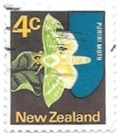Stamps New Zealand -  insectos