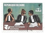 Stamps Democratic Republic of the Congo -  año internacional de la mujer