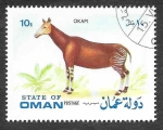 Stamps Oman -  (C) Okapi