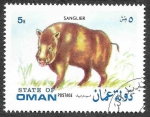 Stamps Oman -  (C) Jabalí