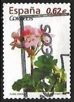 Stamps Spain -  Flora - Geranio