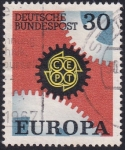 Stamps : Europe : Germany :  CEPT Zhnrad 2