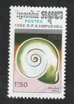 Stamps Cambodia -  Kampuchea - 827 - Caracola
