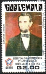 Stamps Guatemala -  BICENTENARIO  INDEPENDENCIA  DE  U.S.A.  ABRAHAM  LINCOLN