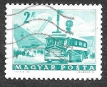 Stamps Hungary -  1520 - Transmisora de Radio Móvil