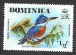 Stamps Dominica -  485 - Martín Pescador
