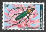 Stamps Rwanda -  865 - Coleópteros