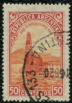 Stamps Argentina -  Pozo petroleo en el mar