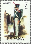 Stamps Spain -  ESPAÑA 1976 2353 Sello Nuevo Serie Uniformes Militares Artilleria de a Pie