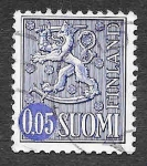 Stamps Finland -  398 - León